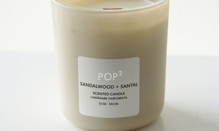 SANDALWOOD + SANTAL CANDLE by Pop Squared