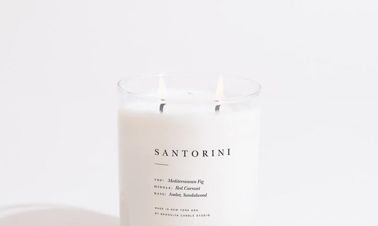 Santorini Escapist Candle by Brooklyn Candle Studio